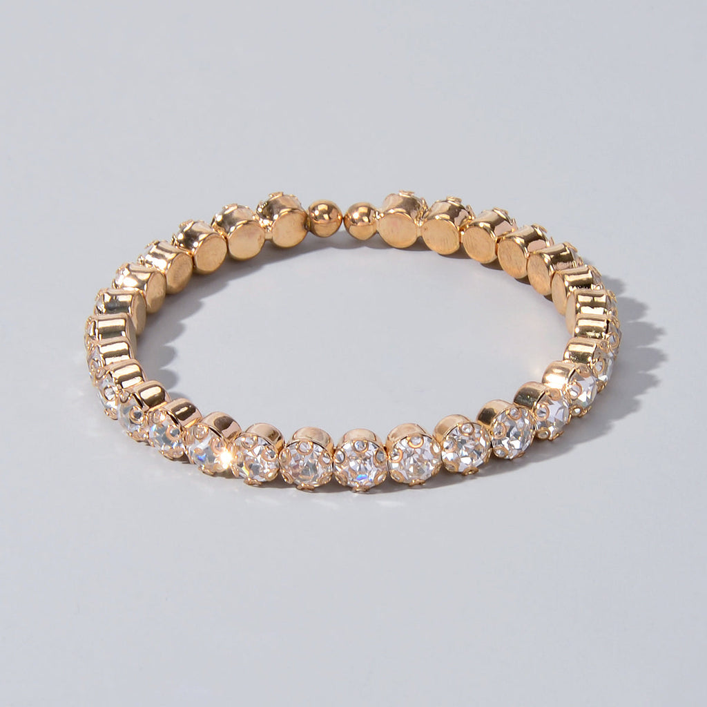 Textured Jewellery Faux Cubic Zirconia Classic Tennis Bracelet Nice Collection