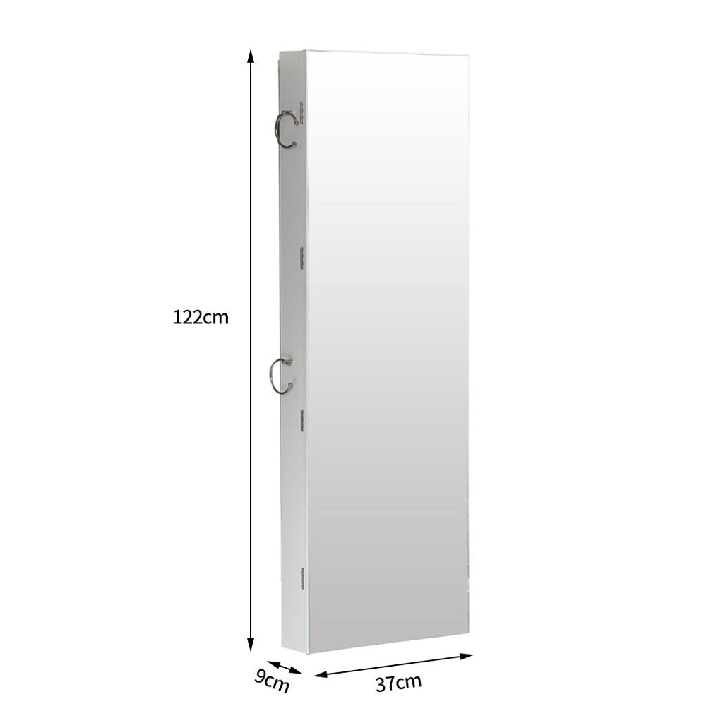 NNEIDS Levede Mirror Jewellery Cabinet Jewelry