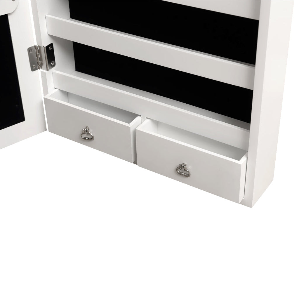 NNEIDS Levede Mirror Jewellery Cabinet Makeup