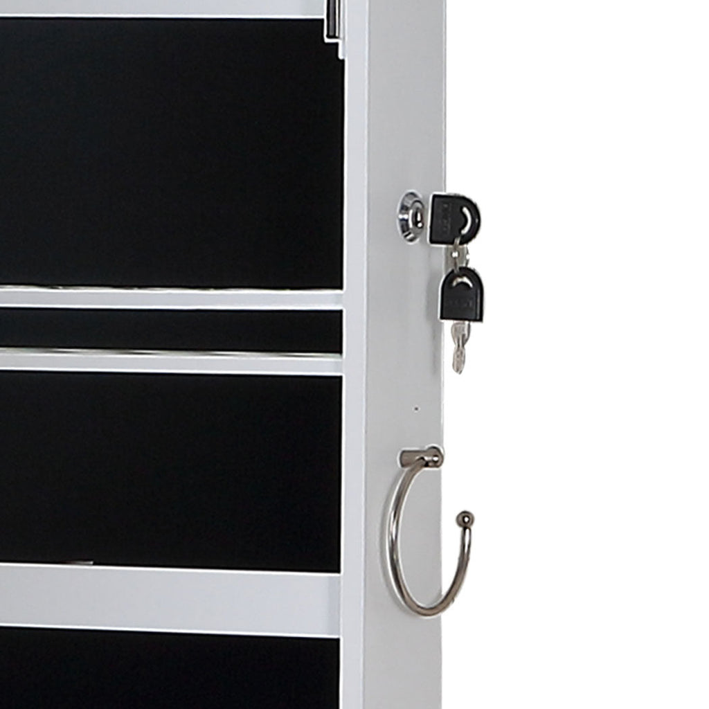 NNEIDS Levede Mirror Jewellery Cabinet Jewelry